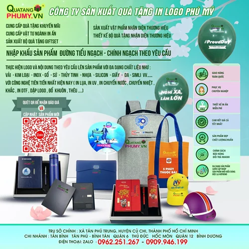 Quà Tặng Doanh Nghiệp Phú Mỹ – Công Ty TNHH Sản Xuất Thương Mại Quà Tặng Phú Mỹ