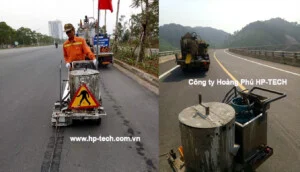 Sơn Kẻ Vạch Đường Nhiệt Dẻo HP-TECH  – Công Ty CP Tư Vấn Kỹ Thuật Công Nghệ Thương Mại Hoàng Phú