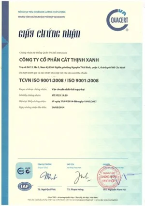 Công Ty Cổ Phần Cát Thịnh Xanh