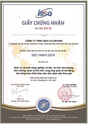 Cung ứng Lao Động DAFUNA – Công Ty TNHH Dịch Vụ DAFUNA