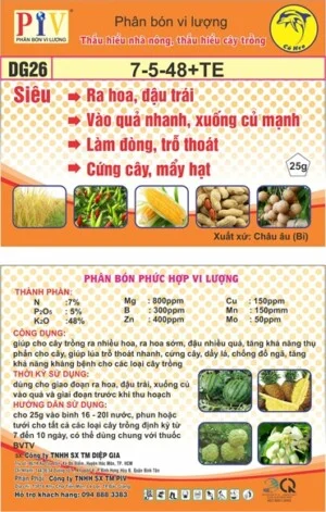 Công Ty TNHH Một Thành Viên Sản Xuất Và Thương Mại PIV