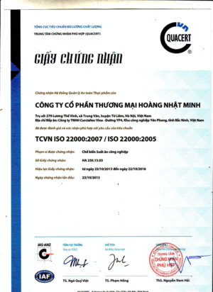 Công Ty Cổ Phần Thương Mại Hoàng Nhật Minh
