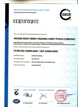 Công Ty Cổ Phần Thương Mại Hoàng Nhật Minh